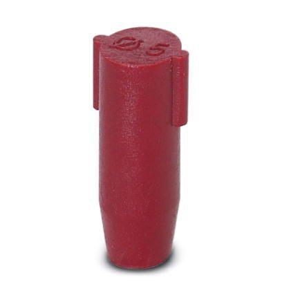 Phoenix Contact 1400253 SEALING PLUG 5X12 RD red PA Closing cap