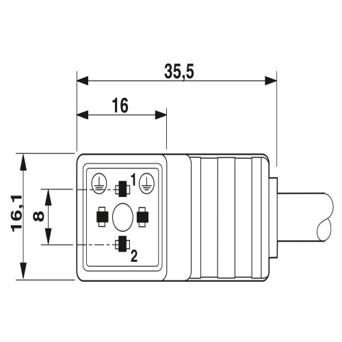 Phoenix Contact 1400641 Sensor/actuator cable SAC-3P-10,0-PUR/C