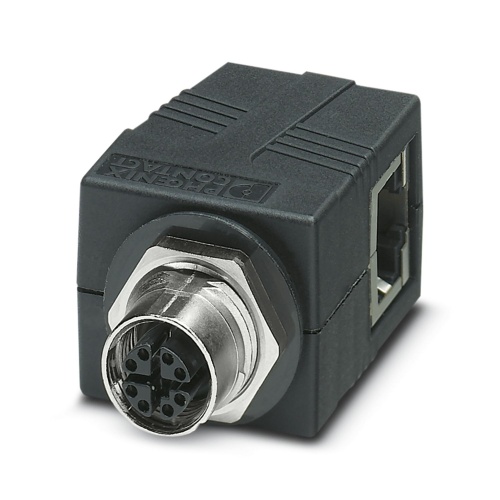 Phoenix Contact 1404548 Control cabinet feed-through VS-BH-M12FSX-10G-RJ45/90