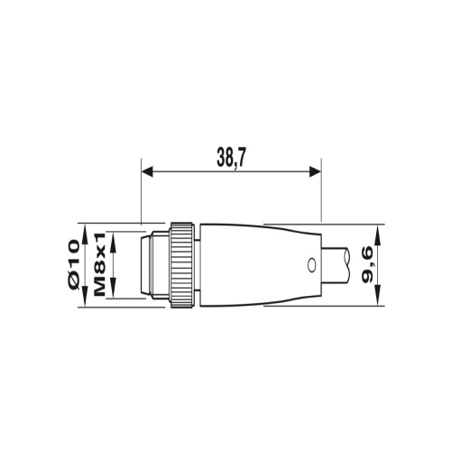Phoenix Contact 1406492 Sensor/actuator cable SAC-3P-M 8MS/ 1,5-600/M 8FS FB