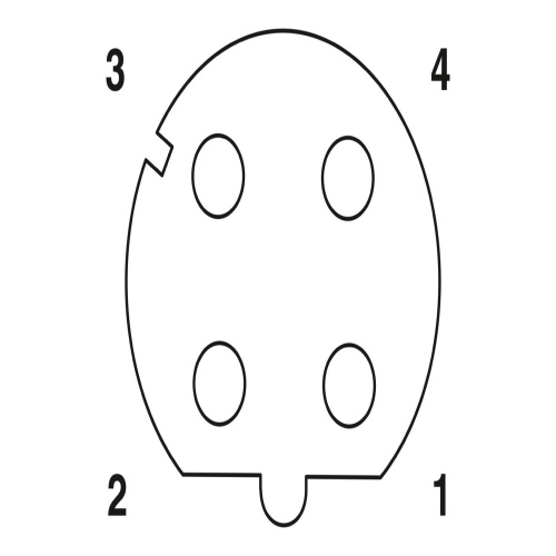 Phoenix Contact 1407544 Network cable NBC-M12FSD/ 1,0-93B/R4RC