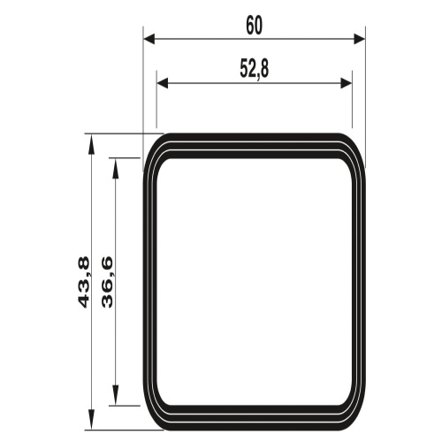 Phoenix Contact 1407706 Profile gasket HC-B06-SP-RBK