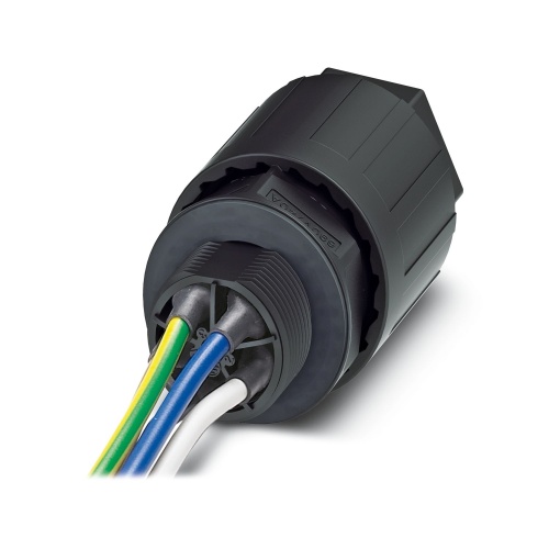 Phoenix Contact 1410395 Panel feed-through QPD W 4PE6,0 12-20 M25 1,0 BK