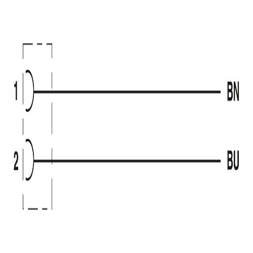 Phoenix Contact 1410723 Sensor/actuator cable SAC-2P- 1,5-PUR/DTFS