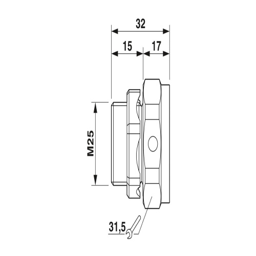 Phoenix Contact 1411120 Pressure compensation element A-EXB-25-66L-N-S