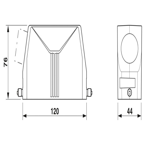 Phoenix Contact 1412757 Housing HC-STA-B24-HHFS-1STM32-EL-AL