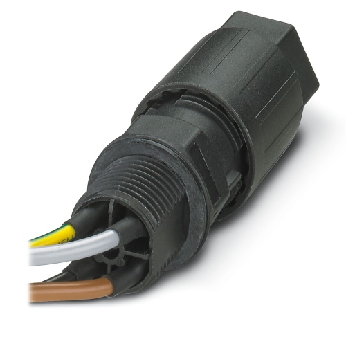 Phoenix Contact 1414678 Panel feed-through QPD W 3PE1,5 8-13 M20 0,5 BK