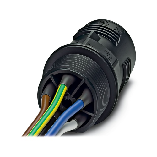 Phoenix Contact 1414737 Panel feed-through QPD W 4PE1,5 M25 1,0 BK