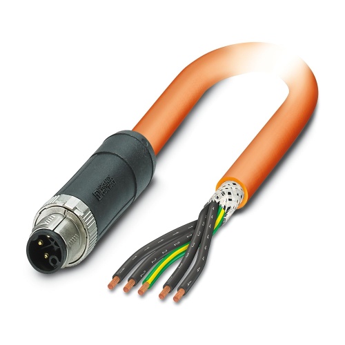 Phoenix Contact 1414880 Power cable SAC-5P-M12MSK/10,0-PUR PE SH