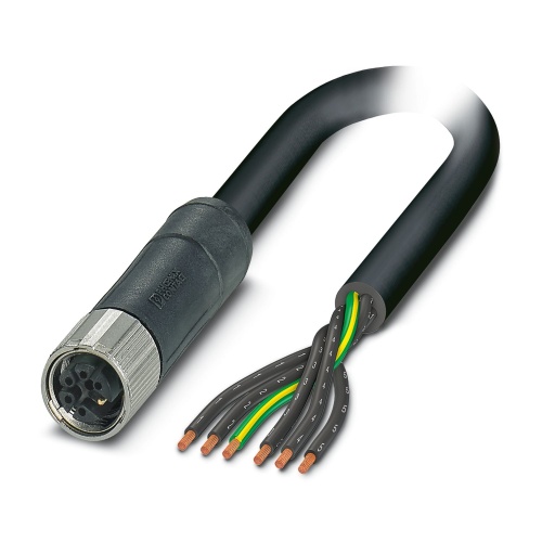 Phoenix Contact 1414910 Power cable SAC-6P- 3,0-PUR/M12FSM PE