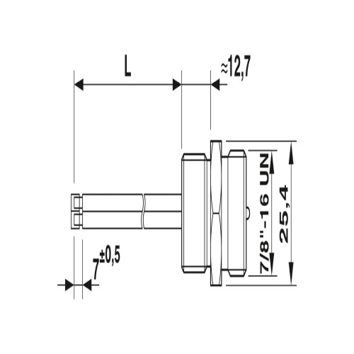 Phoenix Contact 1417765 Flush-type connector SACC-E-MINM-4CON-NPT12-547/1,0