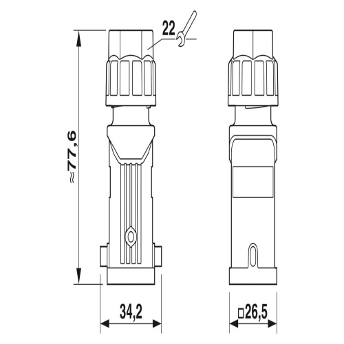 Phoenix Contact 1419255 Housing HC-STA-D07-HHFS-1TGM20-PL-BK