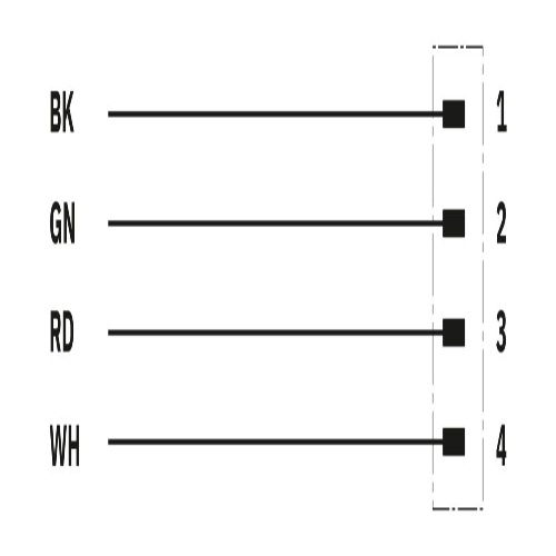 Phoenix Contact 1423282 Power cable PDC-4P-138MR/ 1,0-U80