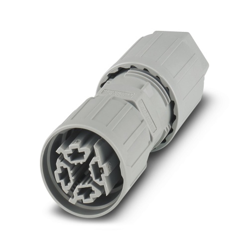 Phoenix Contact 1424019 Connector QPD P4X2,5 6-10 GY GY