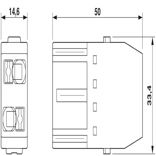 Phoenix Contact 1424223 Contact insert module HC-M-02-PT-M