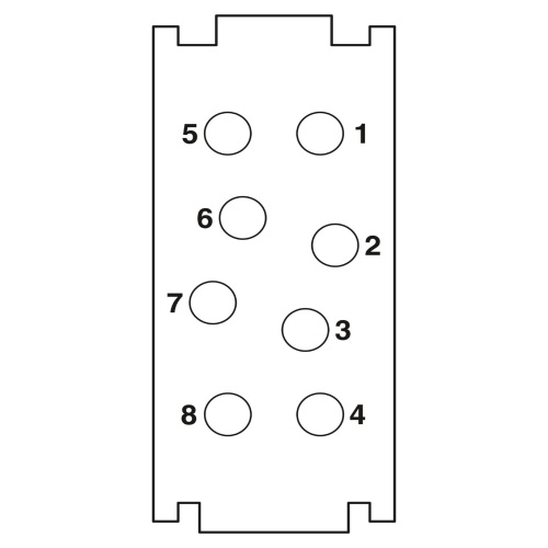 Phoenix Contact 1424226 Contact insert module HC-M-08-PT-F