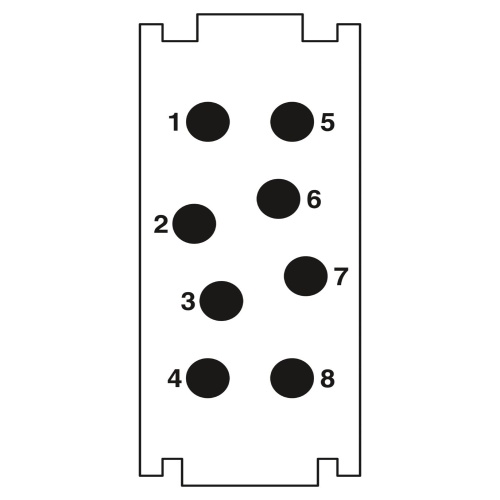 Phoenix Contact 1424227 Contact insert module HC-M-08-PT-M