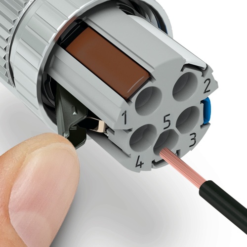 Phoenix Contact 1424684 Connector SACC-M12MRD-4PL SH PN