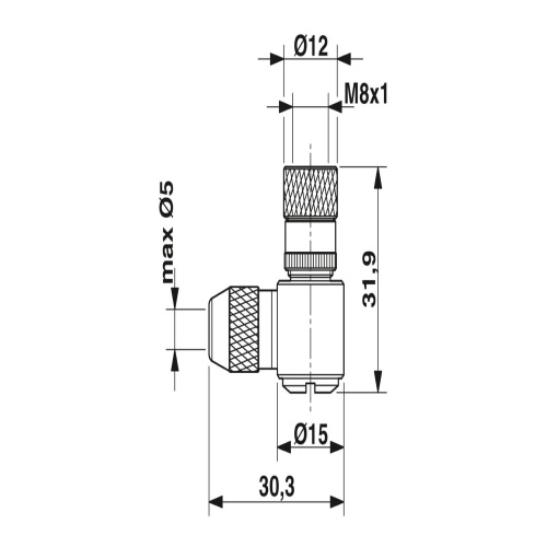 Phoenix Contact 1436482 Connector SACC-M 8FR-4CON-SH