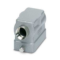 Phoenix Contact HC-B 10-TFL-N-O1M25S - Housing with locking latch, Die-Cast Aluminum - 1460334