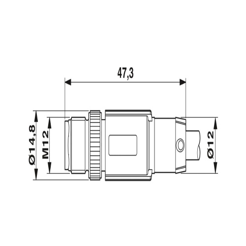 Phoenix Contact 1518122 Bus system cable SAC-2P-MSB/ 1,0-910/FSB SCO
