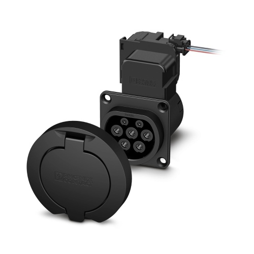 Phoenix Contact 1532118 Infrastructure charging socket EV-T2M3SO12-3P-R-B-SET