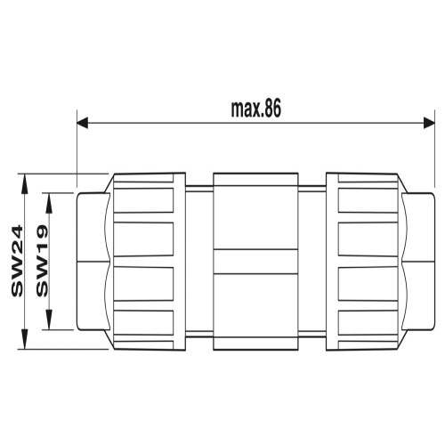 Phoenix Contact 1585058 Conductor connector Q 1,5/4IDC/24-24KU-KU-ASI-BK