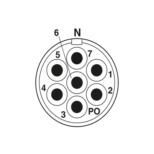 Phoenix Contact 1594323 Cable connector RC-07P1N1280EM