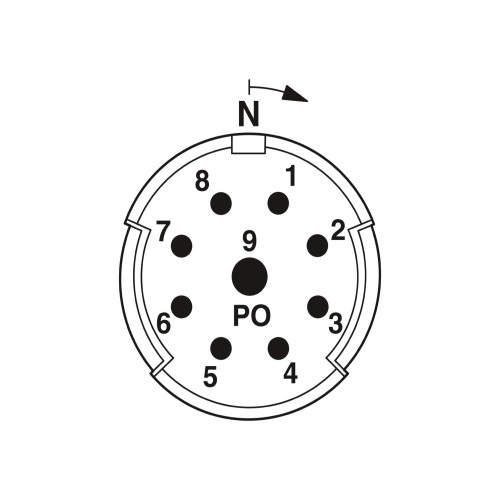 Phoenix Contact 1595283 Cable connector RC-09P1N12T049