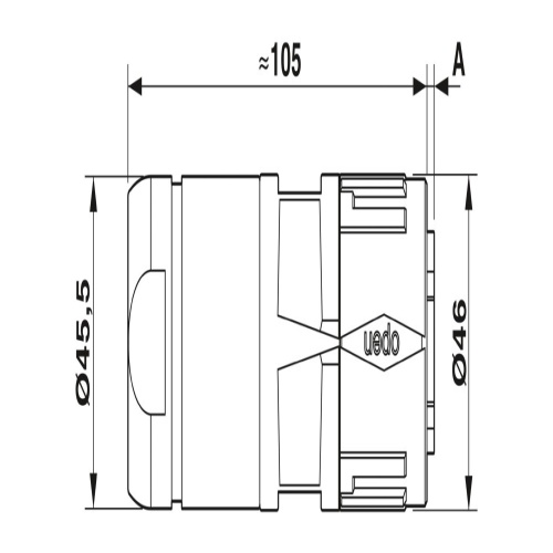 Phoenix Contact 1605817 Cable connector SM-5ES1N8A8L03