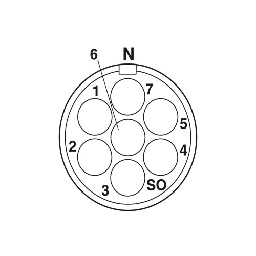 Phoenix Contact 1606190 Cable connector UC-07S1N1280DU