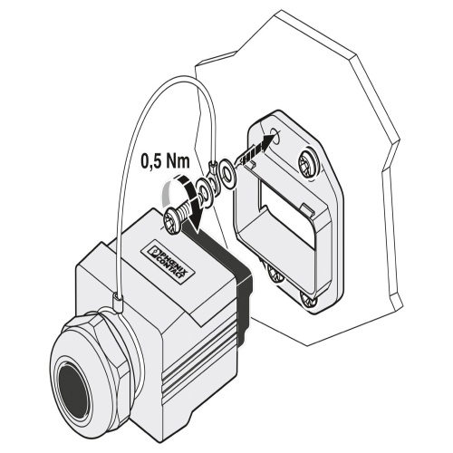 Phoenix Contact 1608155 Protective cover VS-PPC-C1-PC67-POBK