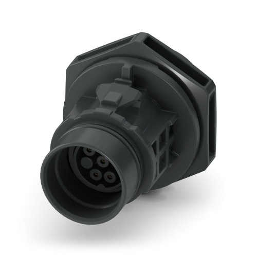 Phoenix Contact 1636042 Device connector front mounting PRC 20/M17-5E-FT25-FC GN