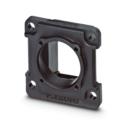 Phoenix Contact 1658642 Panel-mount frame VS-08-A-RJ45/MOD-1-IP67-BK