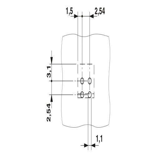 Phoenix Contact 1725656 PCB terminal block MPT 0,5/ 2-2,54