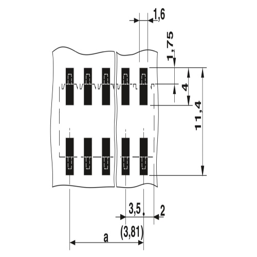 Phoenix Contact 1824239 PCB terminal block SPT-SMD 1,5/ 6-V-3,81 R44