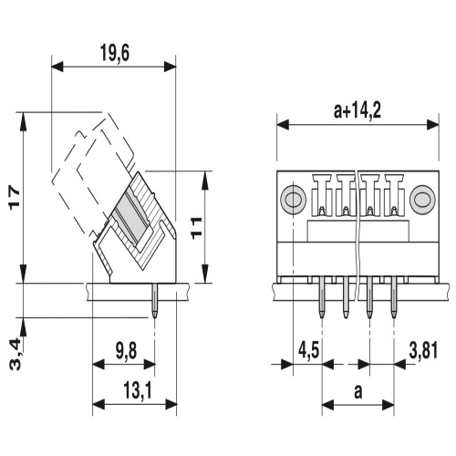Phoenix Contact 1827509 PCB header SMC 1,5/10-GF-3,81