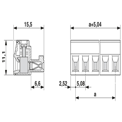 Phoenix Contact 1900798 PCB connector MC 1,5/ 4-ST1-5,08