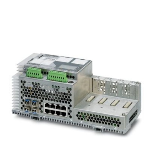 Phoenix Contact FL SWITCH GHS 12G/8-L3 - Industrial Ethernet Switch, 4 (SFP ports), 18.5 VDC-30.2 VDC, 1000 Mbps (full duplex) - 2700787