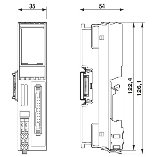 Phoenix Contact 2701813 Digital module AXL F DO16 FLK 1H