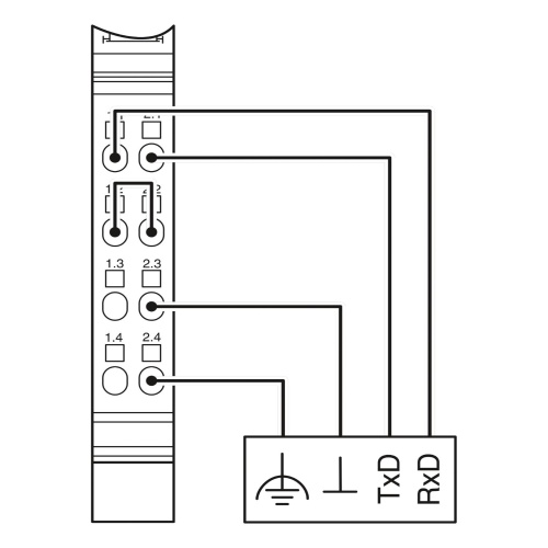 Phoenix Contact 2702795 Communication module IB IL RS 232-ECO