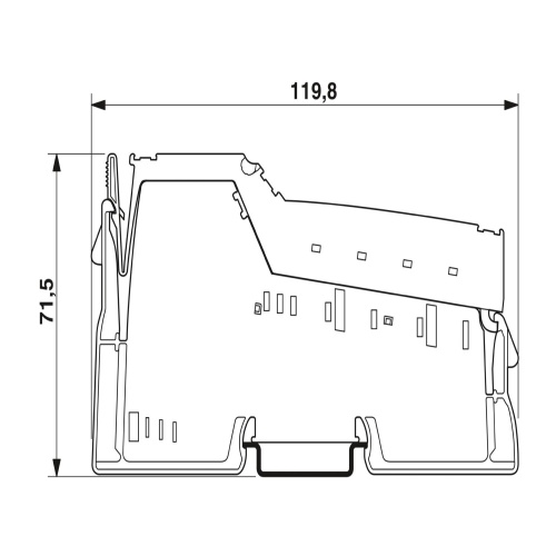 Phoenix Contact 2702825 Digital module IB IL 24 DO 4/EF-ECO