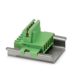 Phoenix Contact ME 17,5 TBUS 1,5/ 5-ST-3,81 GN DIN rail connector - 5 Positions, Green - 2709561