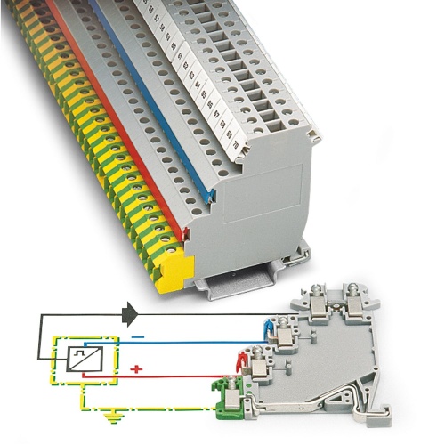 Phoenix Contact 2718206 Motor connection terminal block VIOK 1,5-3D/PE