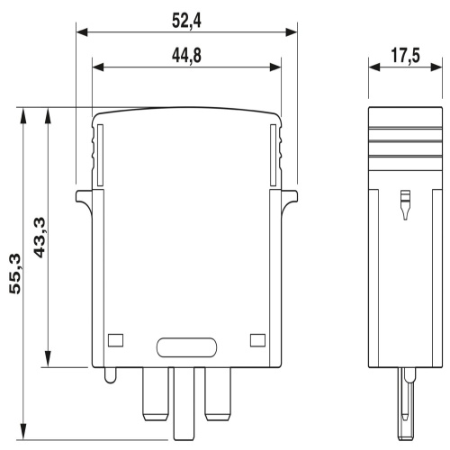 Phoenix Contact 2800623 Type 2 surge protection plug VAL-MS 600DC-PV-ST