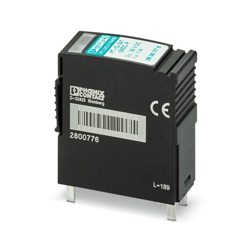 Phoenix Contact 2800776 Surge protection plug PT-IQ-2X1-24DC-P