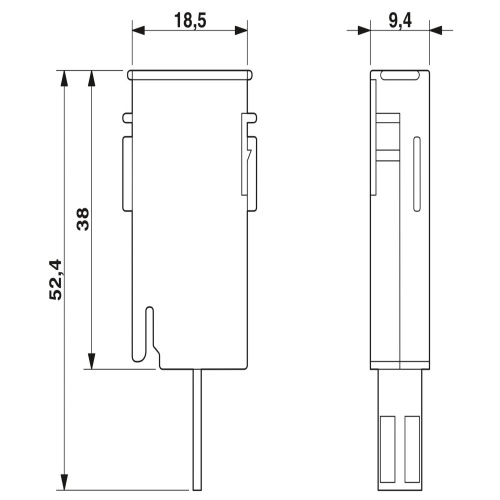 Phoenix Contact 2838542 Surge protection plug CTM 2X1- 60DC