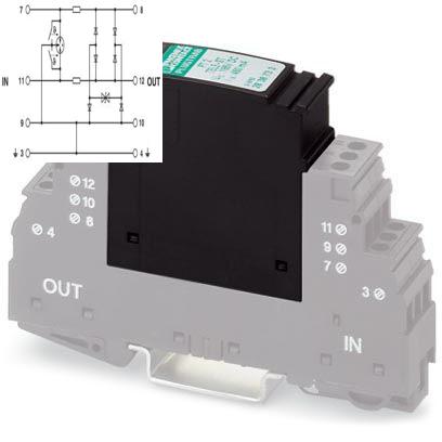 PT 2-TELE-ST Phoenix Contact 2838733 Surge protection for information technology Surge protection plug