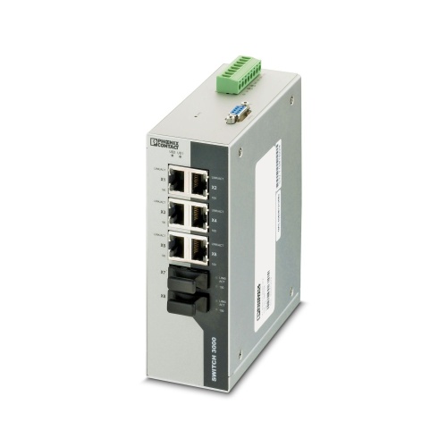 Phoenix Contact 2891060 Industrial Ethernet Switch FL SWITCH 3006T-2FX SM