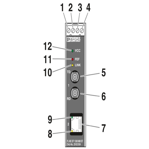 Phoenix Contact 2902854 FO converters FL MC EF 1300 MM ST
